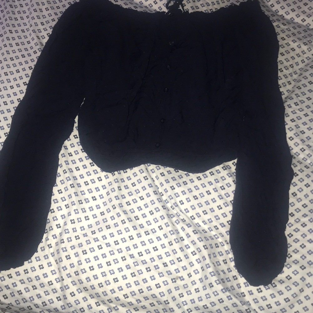 Aeropostale Navy Blue Blouse